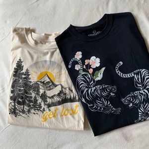 Goodie Two Sleeves Tees ( M-L) Set